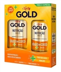 Kit Shampoo Niely Gold 275ml + Condicionador Niely Nutrição Mágica 175ml