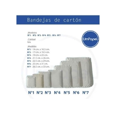 Bandeja De Carton n°7 33x26,5 cm. - comprar online