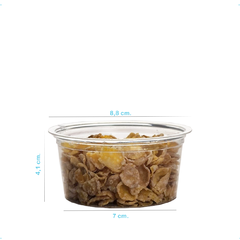 Pote 140cc Cristal Plastivas - comprar online