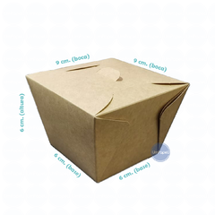 Potes De Carton Antigrasa Para Alimentos Ideal Delivery 250cc - comprar online