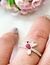 Anillo plata colibri rubi - tienda online