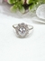 Anillo plata roseta oval