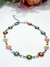 Pulsera florcitas acero - comprar online