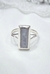 Anillo plata nacar