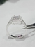 Anillo plata cuadrado - tienda online