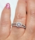 Anillo plata solitario - tienda online