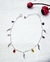 Pulsera plata multicolores