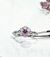 Anillo plata roseta rubi - comprar online