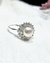 Anillo plata roseta perla cultivada - comprar online