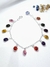 Pulsera plata multicolores - Joyas Maia