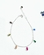 Pulsera plata gotas multicolores - Joyas Maia