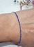 Pulsera plata tenis zafiros - tienda online