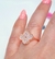 Imagen de Anillo trebol plata rose