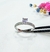 Anillo plata solitario - tienda online