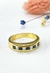 Anillo oro18kl brillantes y zafiros - comprar online