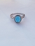 Anillo plata topacio celeste