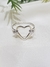 Anillo corazon plata