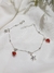 Pulsera plata corazones y estrellas - comprar online