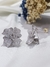 Aros plata flor - comprar online