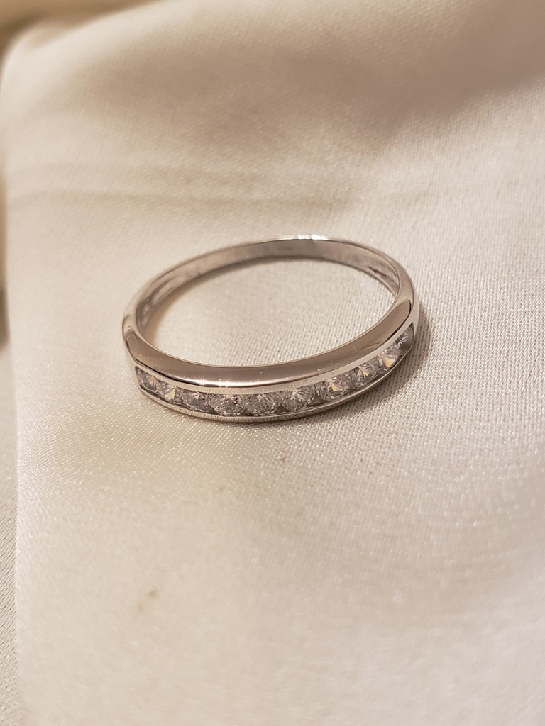 Anillo sinfin oro blanco sales