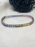 Pulsera plata multicolor - comprar online