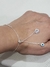 Pulsera plata ajustable - Joyas Maia