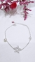 Pulsera plata estrellas