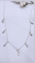 Collar plata gotas - comprar online