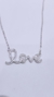 Collar plata Love - comprar online