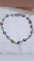 Pulsera acero ojitos multicolores - comprar online