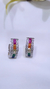 Aros argollas plata multicolores