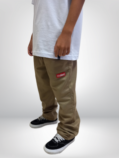 calça kiddo utility cáqui