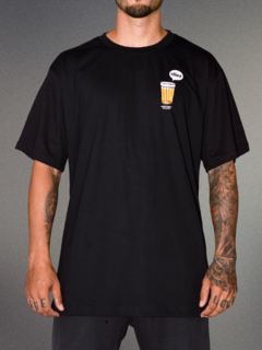 camiseta masculina diet copo preta