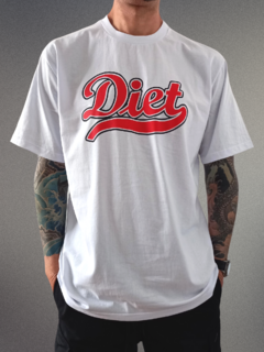 camiseta masculina diet 90´s branca - dietcorp