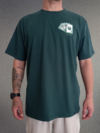 camiseta masculina diet cards verde musgo