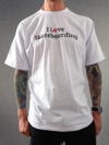 camiseta masculina diet I love skateboarding