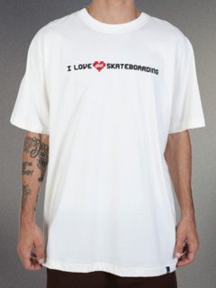 camiseta masculina diet lovepixel off white - comprar online