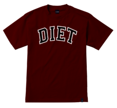 camiseta masculina diet gap vinho - comprar online