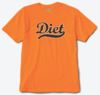 camiseta masculina diet 90´s laranja na internet