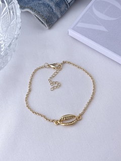 Pulseira X19 Dourada - Banho De Um Milésimo De Ouro 18K