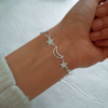 Pulsera Astrid Acero Blanco