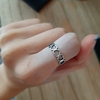 Anillo Corazones Infinitos Acero