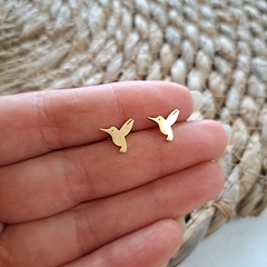 Miniaturas Colibrí Acero Dorado