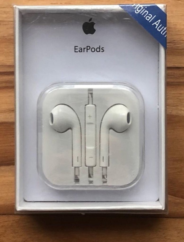 Fone de Ouvido iPhone 5 6 7 8 X 11 EarPods Primeira Linha