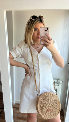 Vestido Amelie Off White - ᐈ Levanzo - Indumentaria Femenina