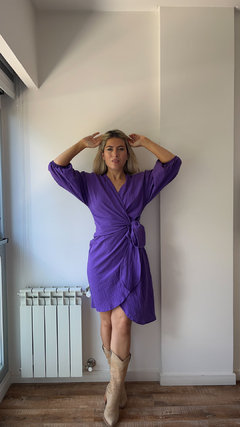 Vestido Copenhague Violeta - ᐈ Levanzo - Indumentaria Femenina