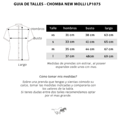 CHOMBA "NEW MOLLI" BLANCO - tienda online