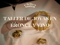 JOYAS EN BRONCE Y VINO 21/11 - 20HS