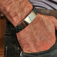 bracelete masculino trançado - buy online
