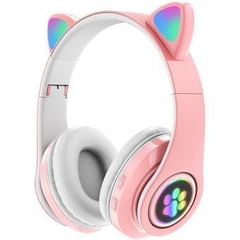 AURICULARES BLUETOOTH CAT CON LUZ LED RGB VZV-B39M - tienda online